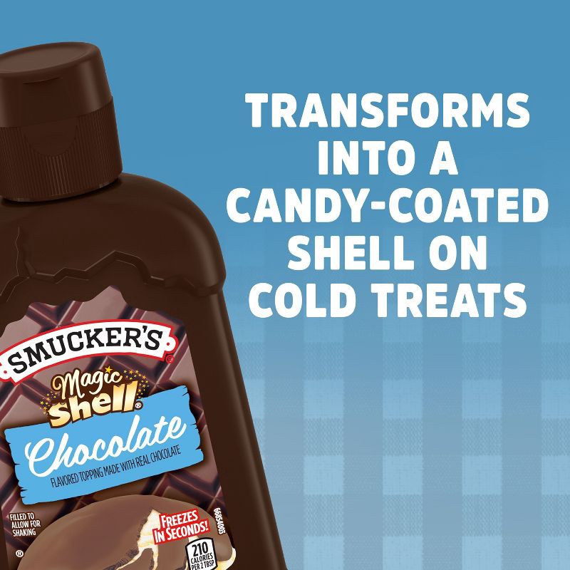 slide 3 of 3, Smucker's Magic Shell Chocolate Fudge Topping - 7.25oz, 7.25 oz