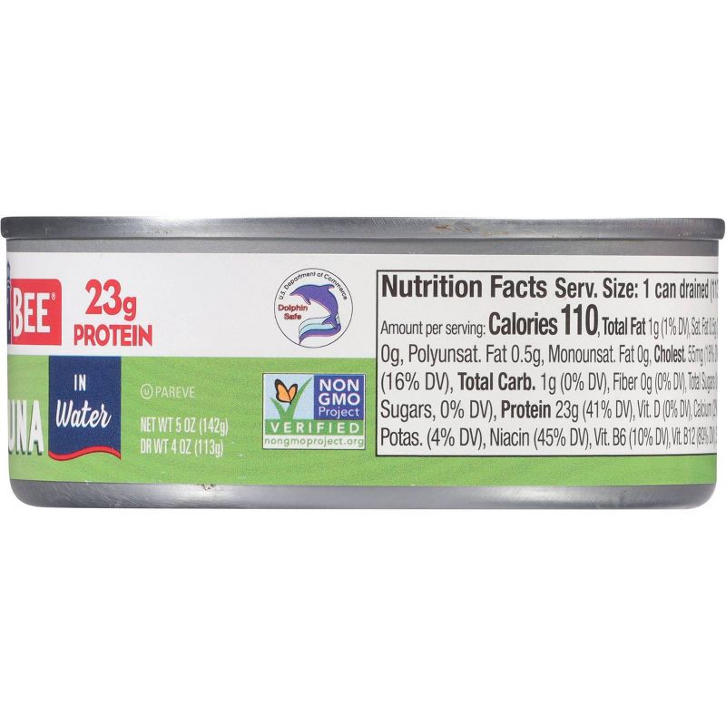 slide 3 of 8, Bumble Bee Chunk Light Tuna in Water - 5oz, 5 oz