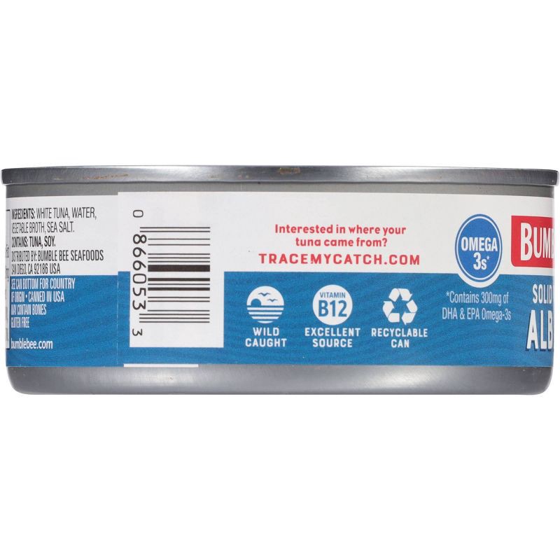 slide 3 of 9, Bumble Bee Solid White Albacore Tuna in Water - 5oz, 5 oz
