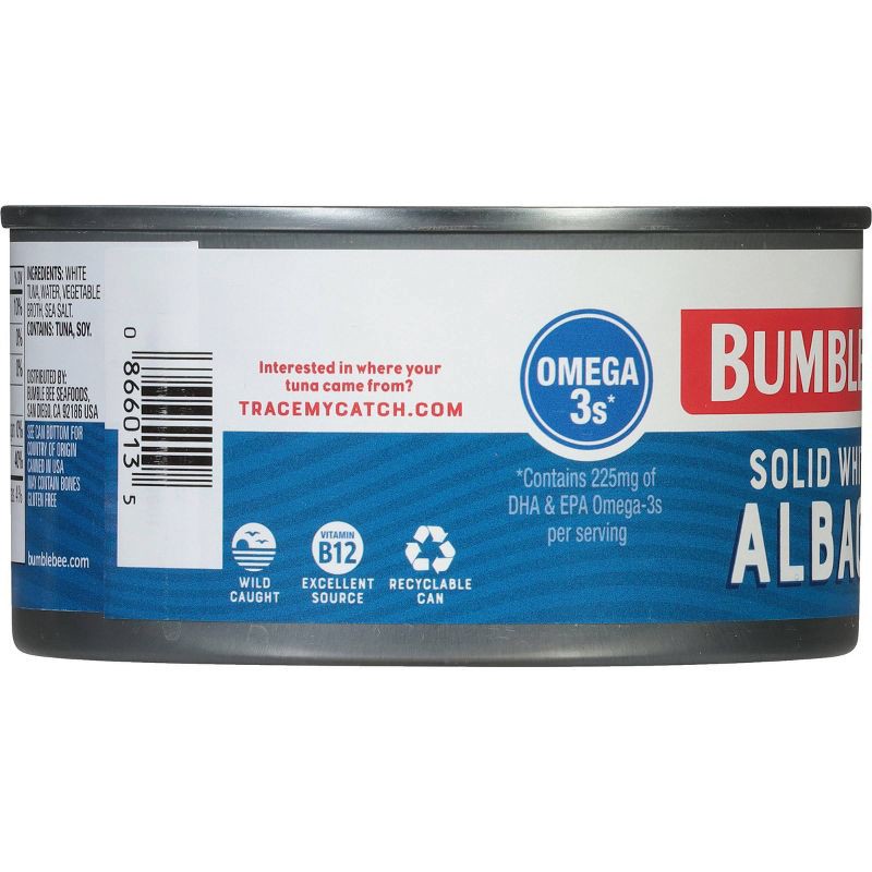 slide 7 of 10, Bumble Bee Solid White Albacore Tuna in Water - 12oz, 12 oz