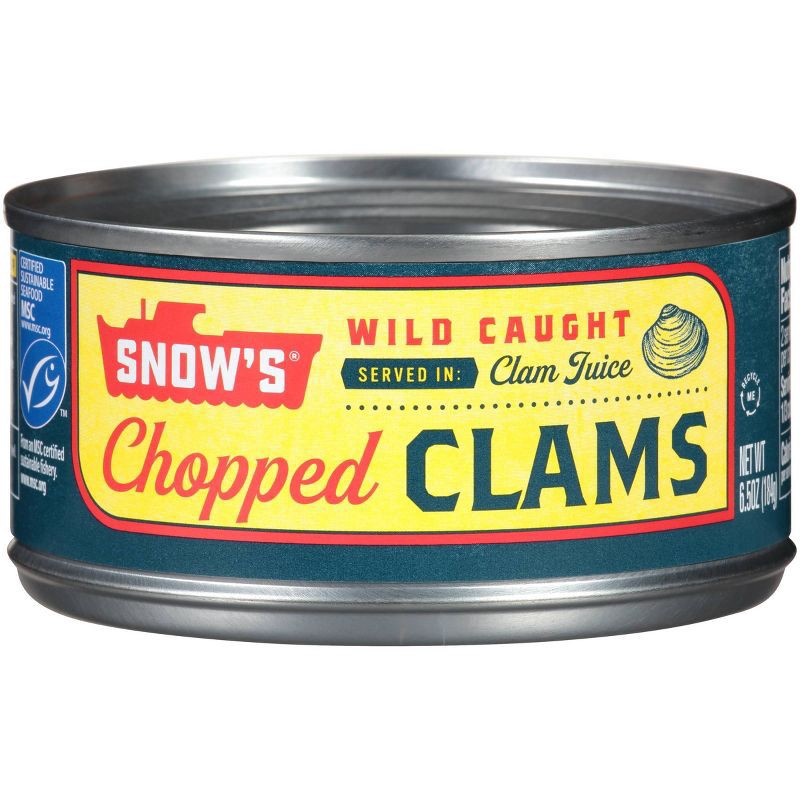 slide 1 of 5, Snow's Chopped Clams - 6.5oz, 6.5 oz