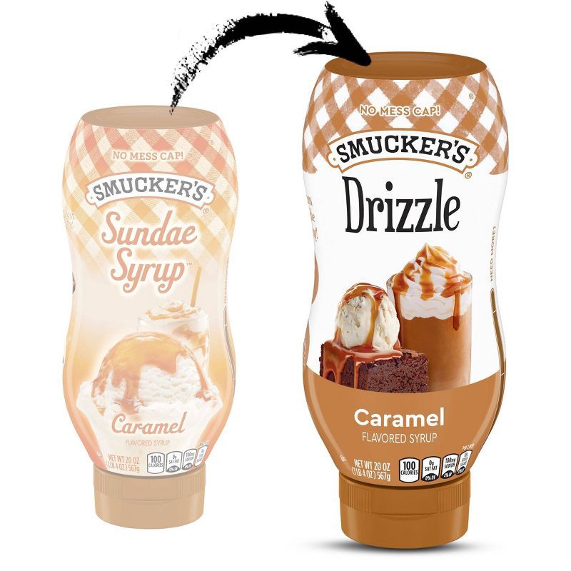 slide 2 of 6, Smucker's Drizzle Caramel Flavored Syrup - 20oz, 20 oz