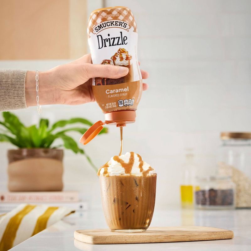 slide 3 of 6, Smucker's Drizzle Caramel Flavored Syrup - 20oz, 20 oz
