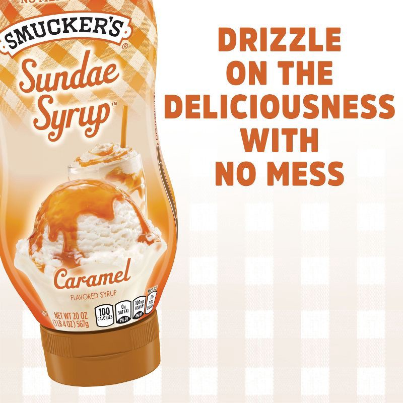slide 3 of 4, Smucker's Sundae Syrup Caramel Flavored Syrup - 20oz, 20 oz