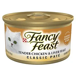 Purina Fancy Feast Liver And Chicken Cat Wet Food - 3 Oz
