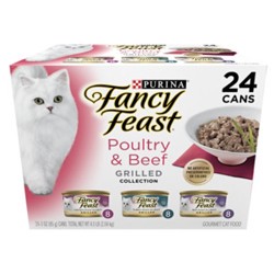 Image for on ONE (1) 24 ct or larger package (3oz cans) Fancy Feast® Wet Cat Food