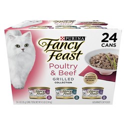 Image for on ONE (1) 24 ct or larger package (3oz cans) Fancy Feast® Wet Cat Food