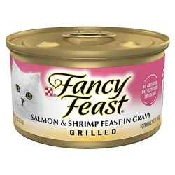 Fancy Feast Grilled Salmon & Shrimp Cat Wet Food - 3 Oz