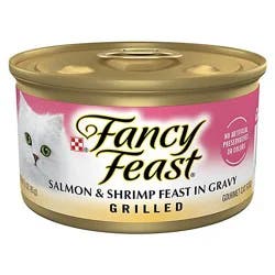 Fancy Feast Grilled Salmon & Shrimp Cat Wet Food - 3 Oz