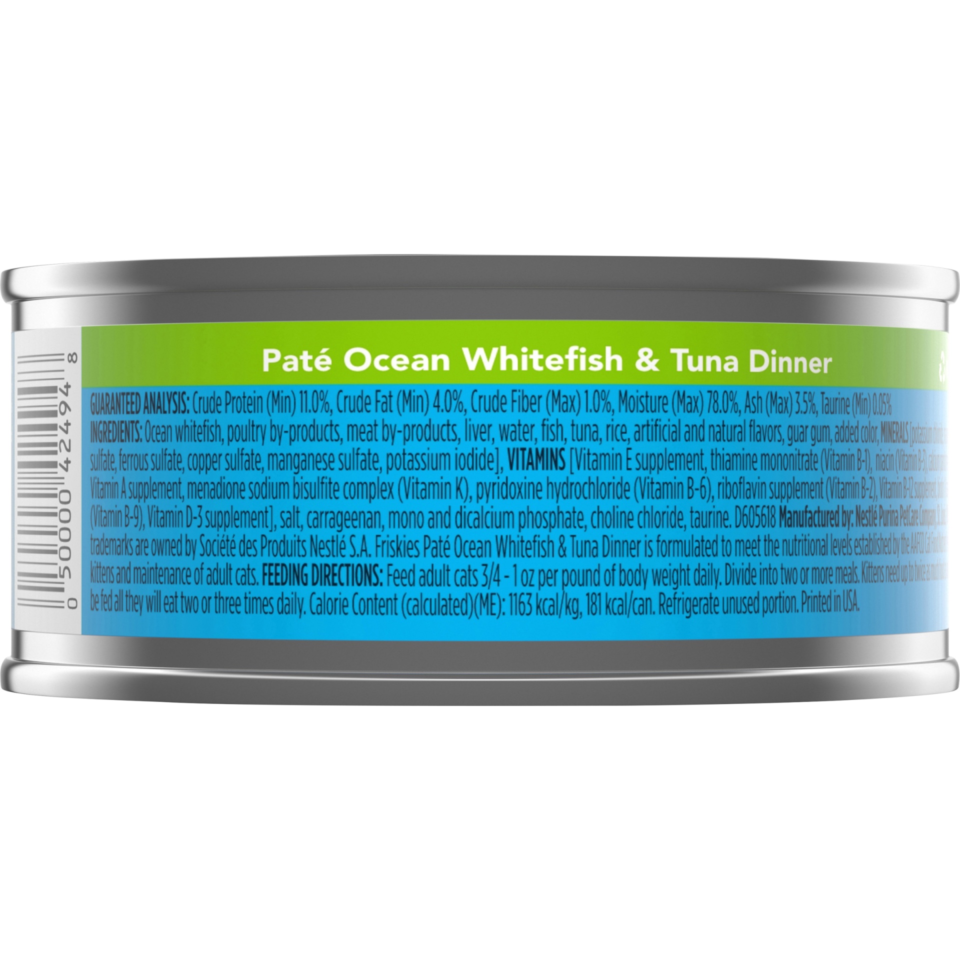 slide 2 of 7, Purina Friskies Paté Wet Cat Food Ocean White Fish & Tuna Dinner - 5.5oz, 