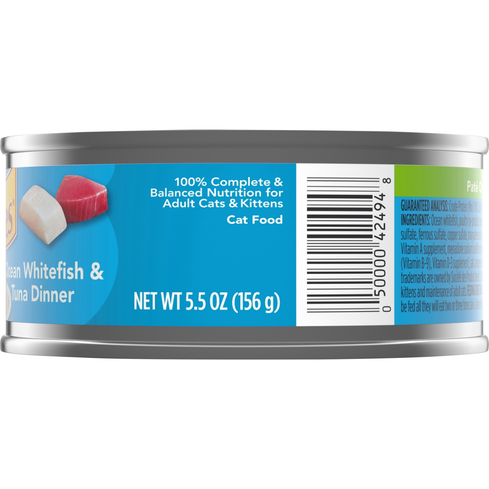 slide 7 of 7, Purina Friskies Paté Wet Cat Food Ocean White Fish & Tuna Dinner - 5.5oz, 