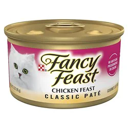 Purina Fancy Feast Chicken Feast Classic Grain Free Wet Cat Pate - 3 Oz