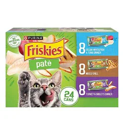 Friskies Pate Wet Cat Food Pack - 24-5.5 Oz