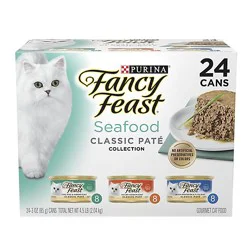 Fancy Feast Cod Sole And Shrimp Pate Wet Cat Food Pack - 24-3 Oz