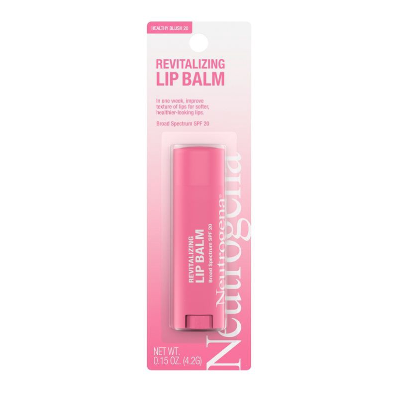 slide 2 of 7, Neutrogena Revitalizing and Moisturizing Tinted Lip Balm, SPF 20 - 20 Blush - 0.15oz, 0.15 oz