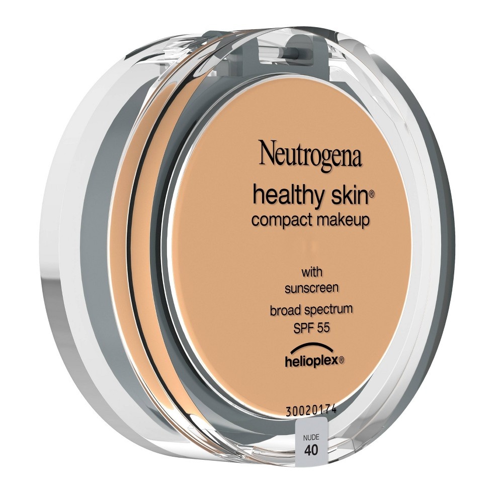 slide 5 of 8, Neutrogena Healthy Skin Compact Makeup with SPF 55 - Nude 40 - 0.35oz, 1 ct