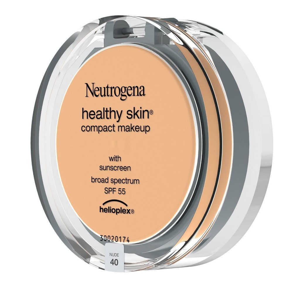 slide 6 of 8, Neutrogena Healthy Skin Compact Makeup with SPF 55 - Nude 40 - 0.35oz, 1 ct