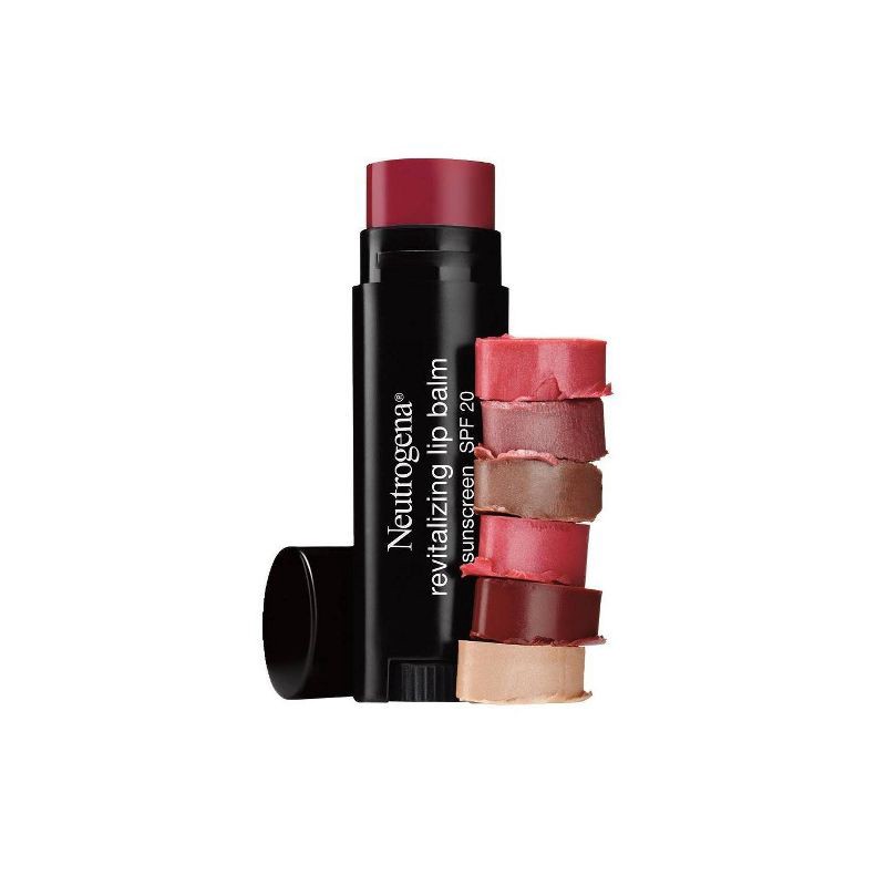 slide 2 of 7, Neutrogena Revitalizing and Moisturizing Tinted Lip Balm, SPF 20 - 30 Sunny Berry - 0.15oz, 0.15 oz