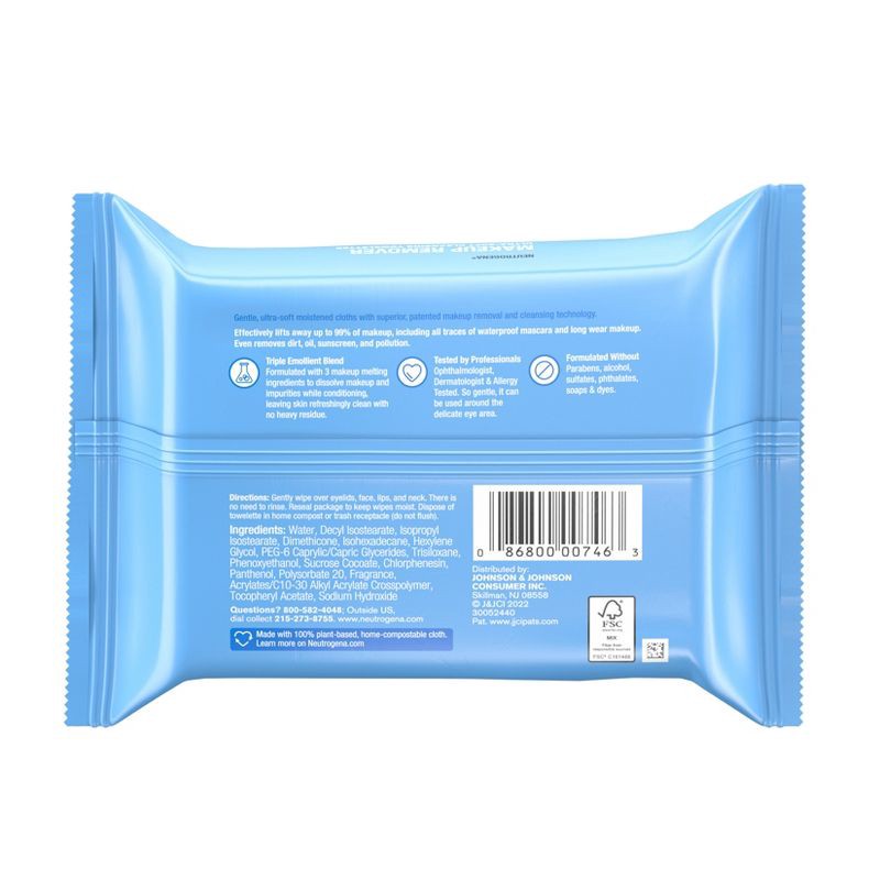 slide 2 of 10, Neutrogena Makeup Remover Cleansing Facial Towelettes - 21 ct, 21 ct