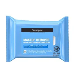 Neutrogena Makeup Remover Cleansing Facial Towelettes - 21 ct: Alcohol-Free, Suitable for All Skin Types