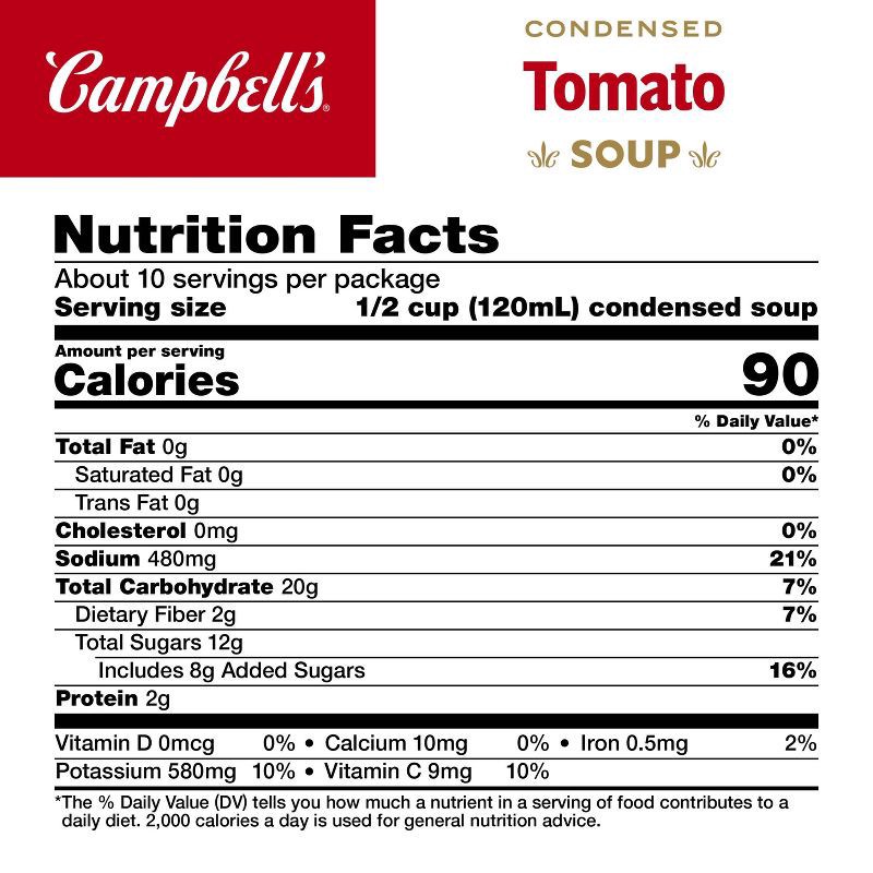 slide 7 of 13, Campbell's Condensed Tomato Soup - 42oz/4ct, 42 oz, 4 ct
