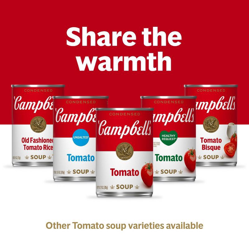 slide 10 of 13, Campbell's Condensed Tomato Soup - 42oz/4ct, 42 oz, 4 ct