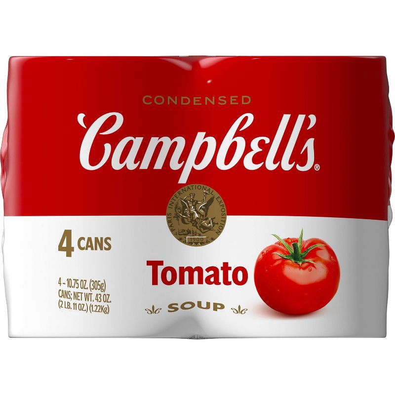 slide 11 of 13, Campbell's Condensed Tomato Soup - 42oz/4ct, 42 oz, 4 ct