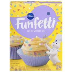 Pillsbury Easter Funfetti Spring Cake Mix with Candy Bits - 15.25oz