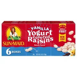 Sun-Maid Vanilla Yogurt Covered Raisins - 1oz/6ct