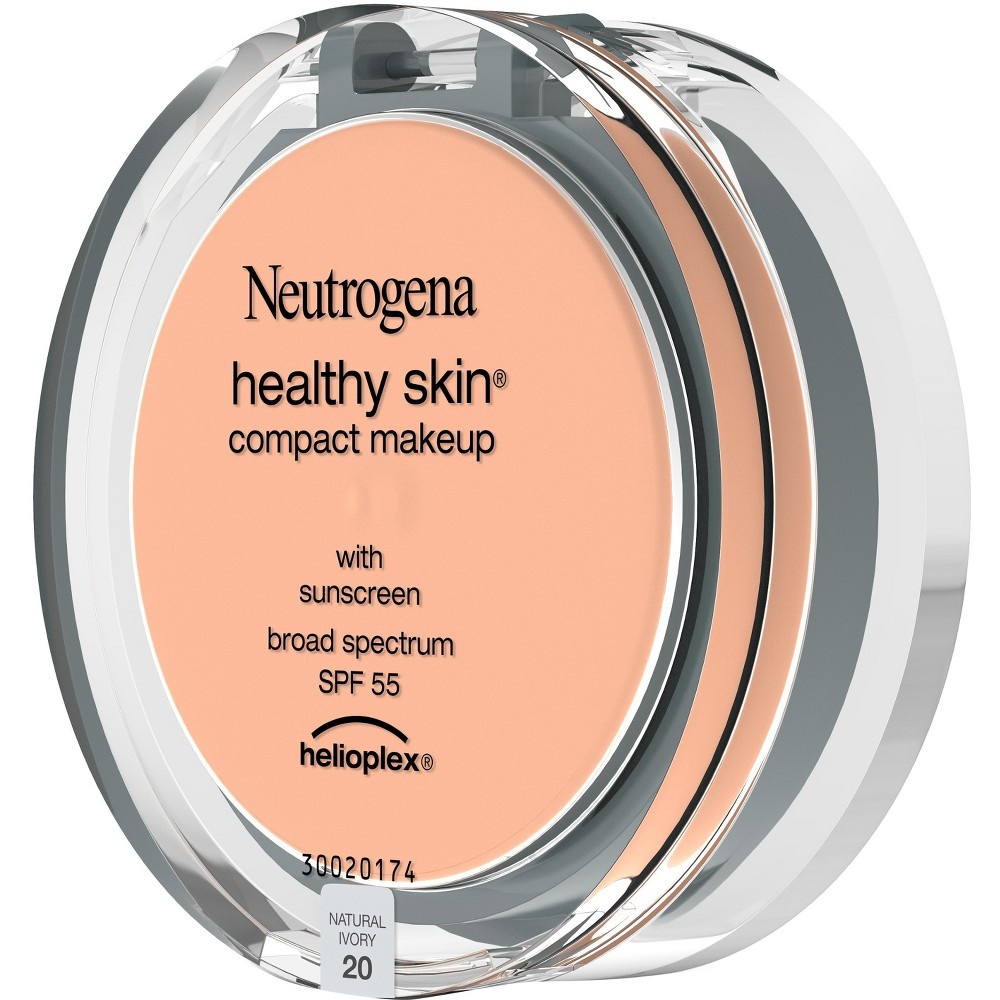 slide 8 of 8, Neutrogena Healthy Skin Compact Makeup with SPF 55 - Natural Ivory 20 - 0.35oz, 1 ct