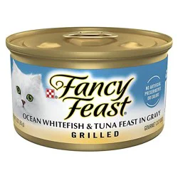 Fancy Feast Grilled Ocean Whitefish & Tuna Cat Wet Food - 3 Oz