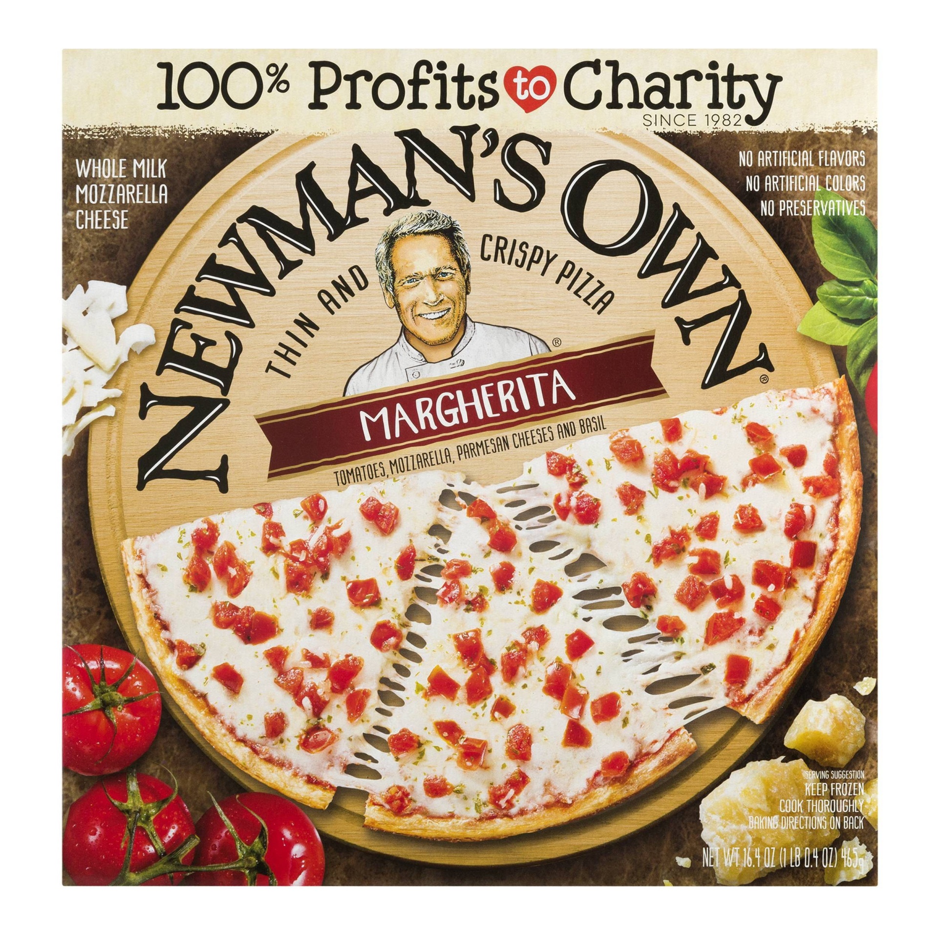 slide 1 of 5, Newman's Own All Natural Thin & Crispy Margherita Frozen Pizza, 16.4 oz