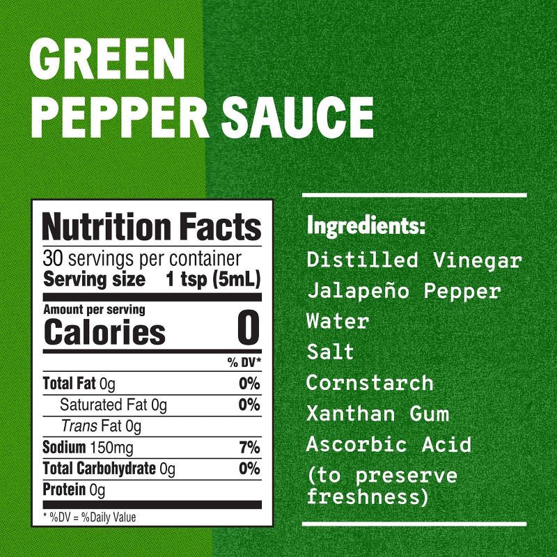 slide 6 of 8, TABASCO Green Pepper Jalapeno Sauce - 5oz, 5 oz