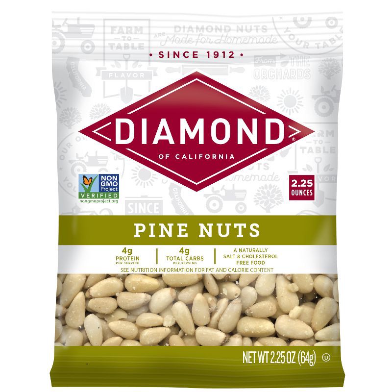 slide 1 of 4, Diamond Pine Nuts - 2.25oz, 2.25 oz