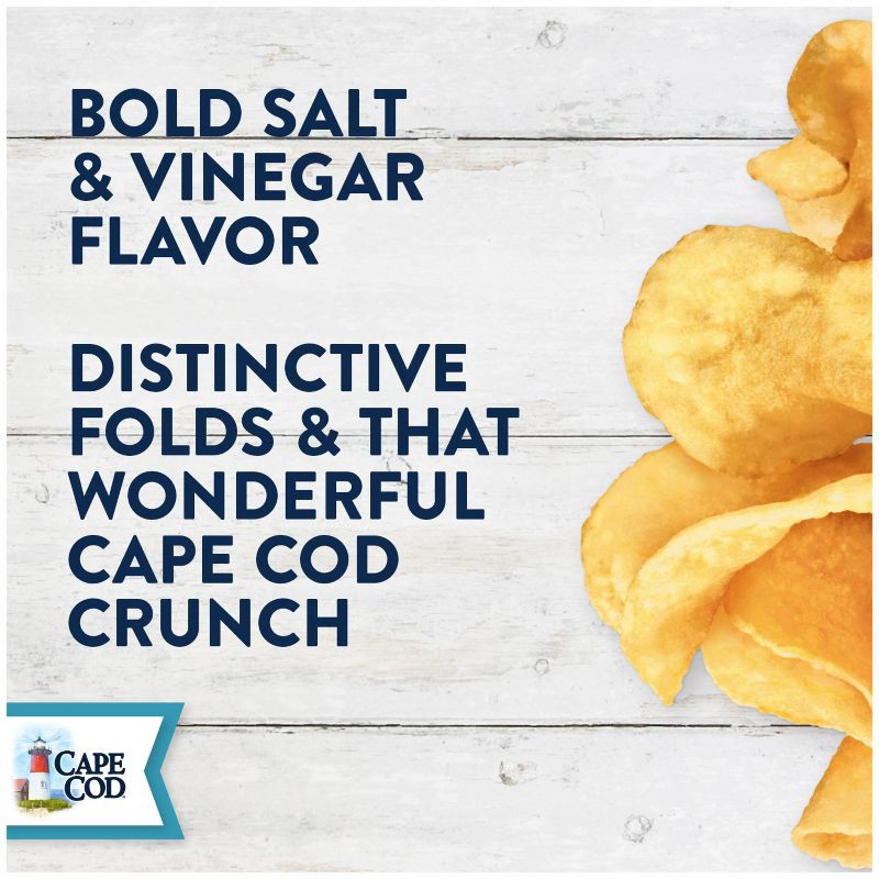 slide 2 of 8, Cape Cod Potato Chips Sea Salt and Vinegar Kettle Chips - 7.5oz, 7.5 oz