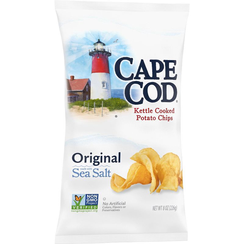 slide 4 of 10, Cape Cod Potato Chips Original Kettle Cooked Chips - 8oz, 8 oz