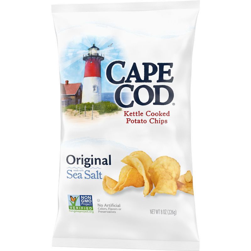 slide 3 of 10, Cape Cod Potato Chips Original Kettle Cooked Chips - 8oz, 8 oz
