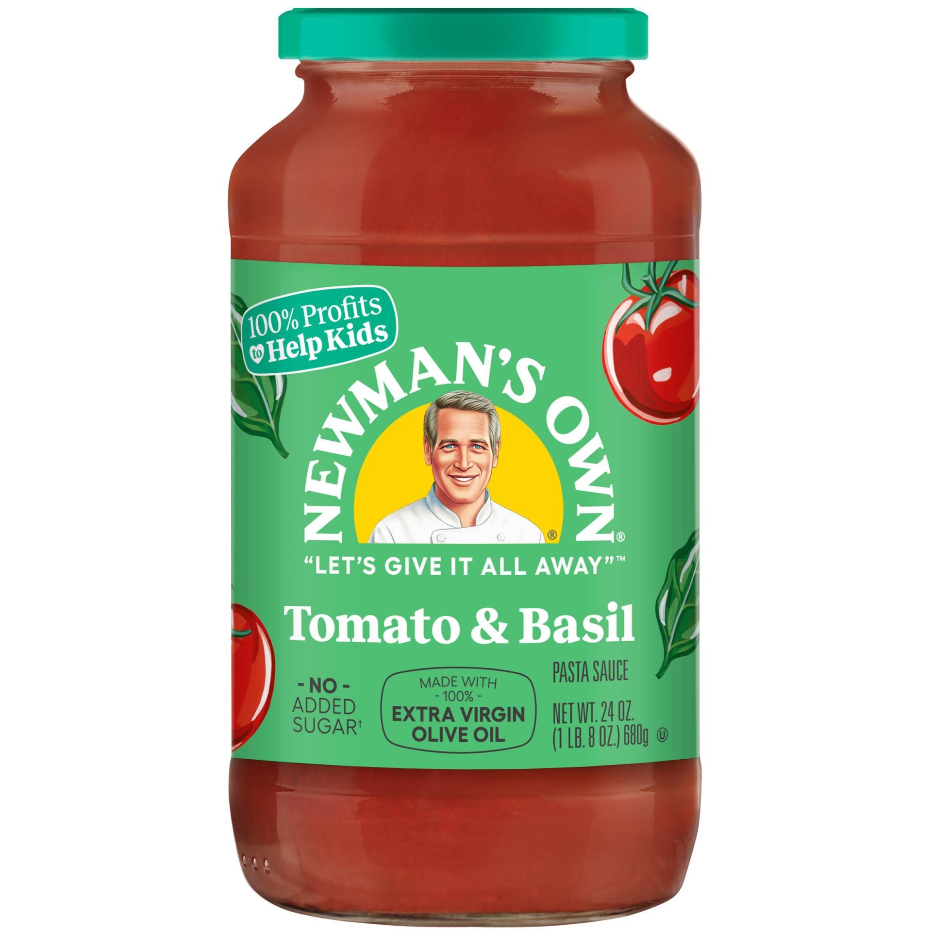 slide 1 of 6, Newman's Own Tomato Basil Pasta Sauce - 24oz, 24 oz