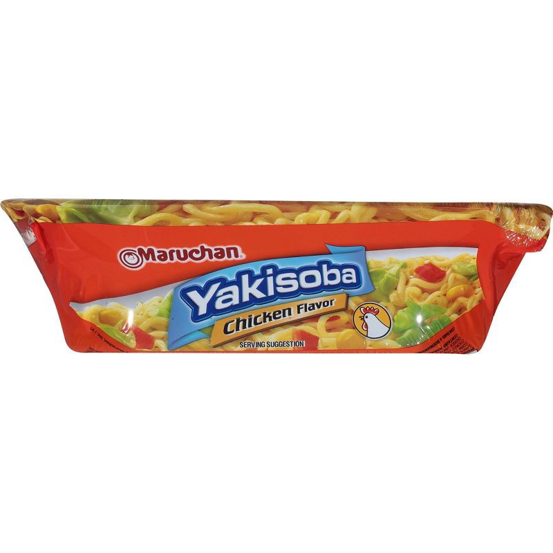 slide 3 of 6, Maruchan Yakisoba Chicken Flavor Noodles - 4oz, 4 oz