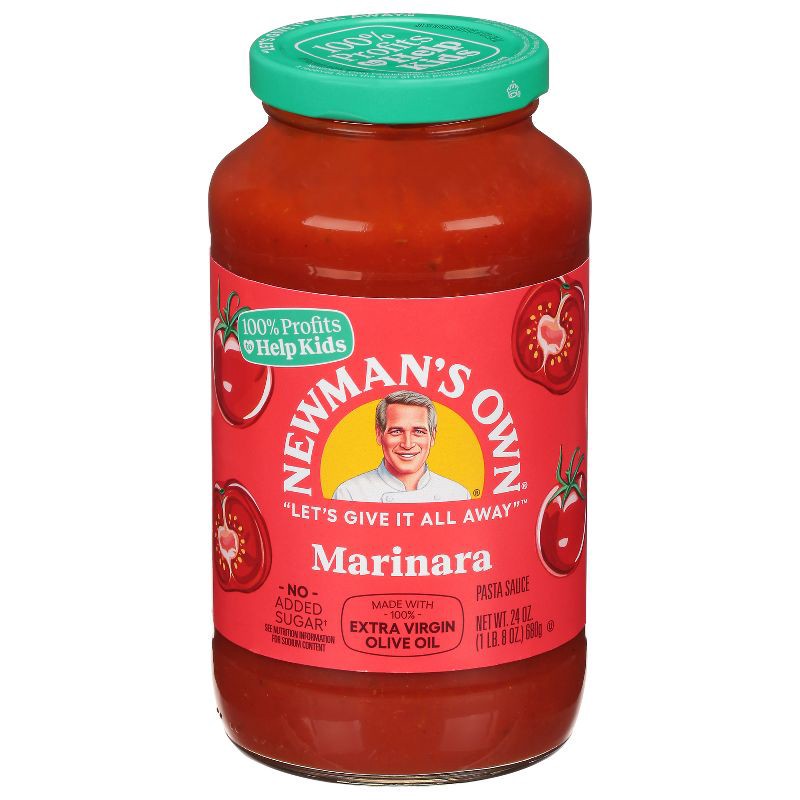 slide 1 of 3, Newman's Own Marinara Pasta Sauce 24oz, 24 oz