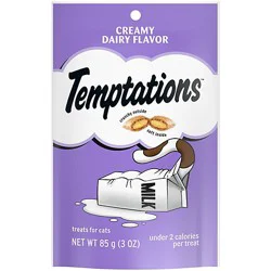Temptations Classic Creamy Dairy Flavor Crunchy And Soft Adult Cat Treats - 3 Oz