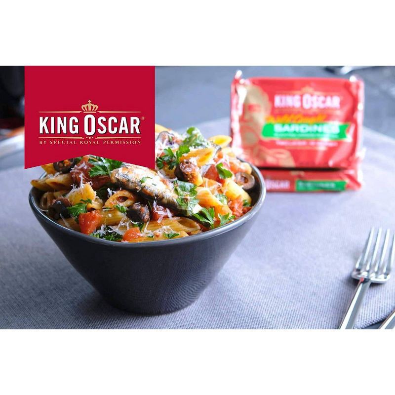 slide 6 of 6, King Oscar Sardines in Olive Oil - 3.75oz, 3.75 oz