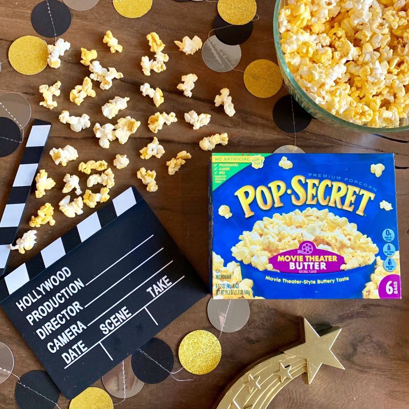 slide 9 of 9, Pop Secret Microwave Popcorn Movie Theater Butter Flavor - 19.2oz/6ct, 19.2 oz, 6 ct