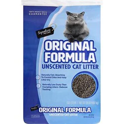 Signature Pet Care Cat Litter Unscented Original Formula - 20 Lb