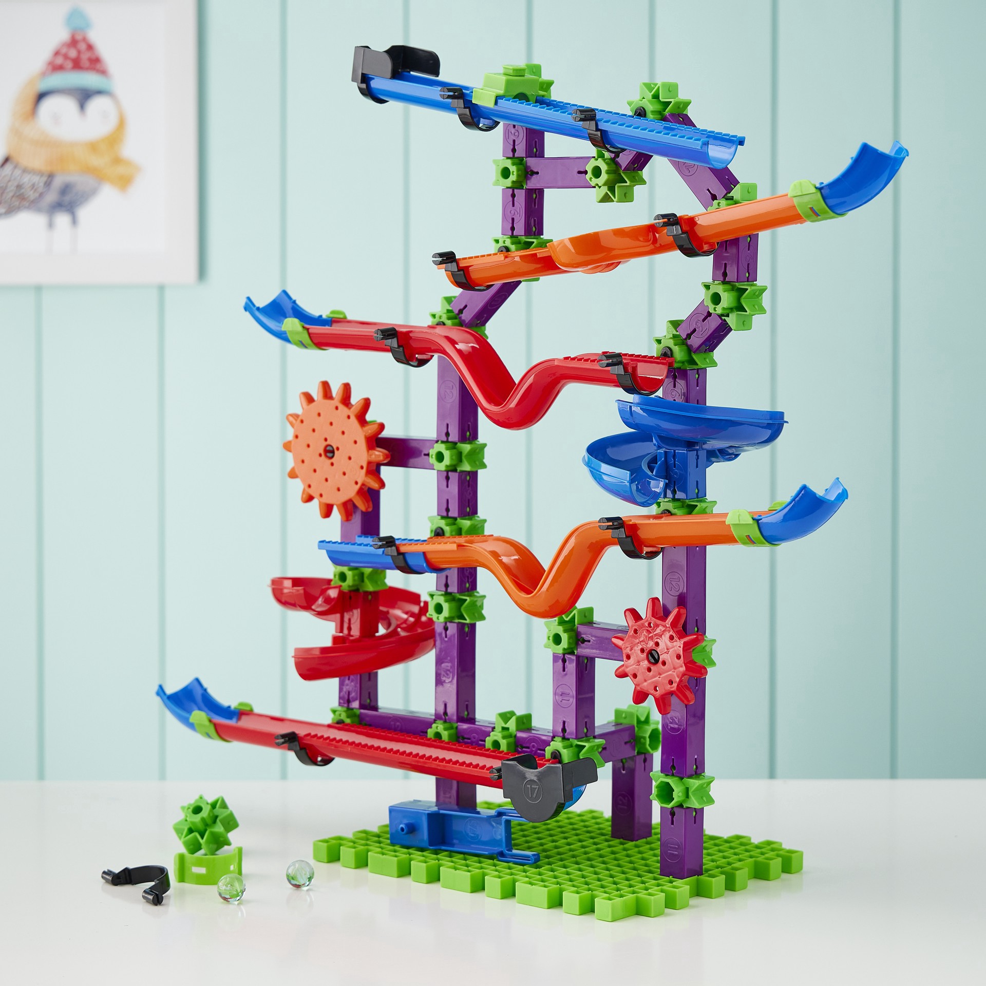 slide 4 of 4, The Learning Journey Techno Gears Marble Mania Whirler, 17 in x 8 in x 17 in