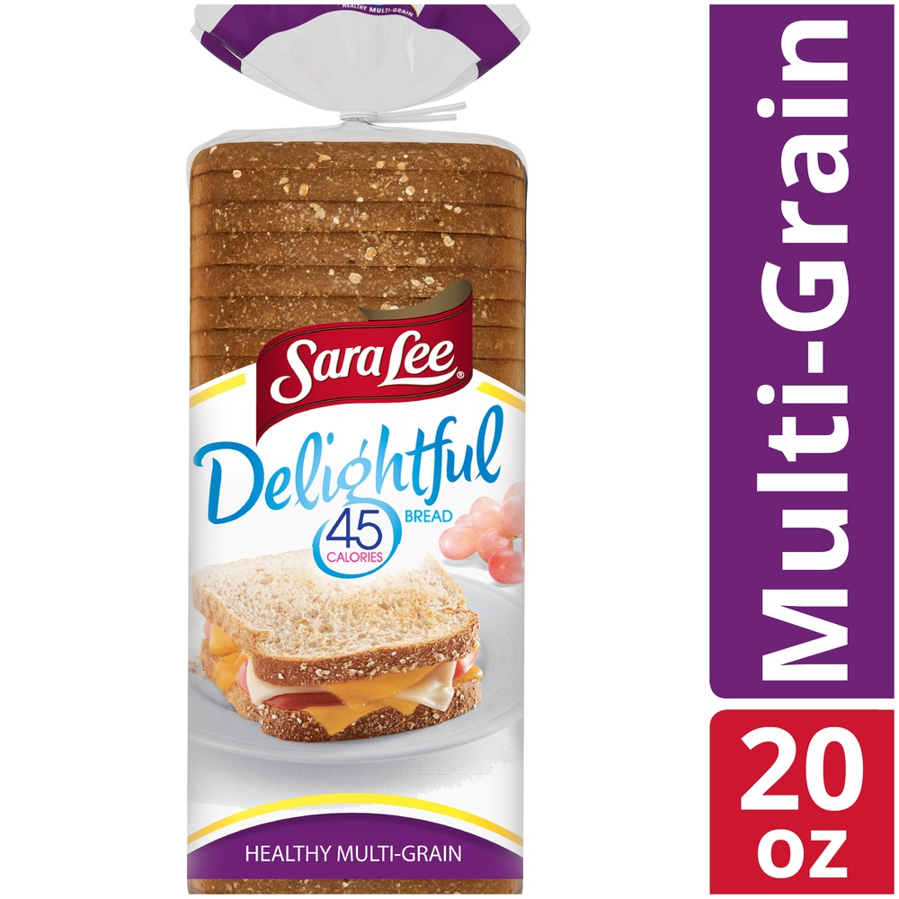slide 9 of 9, Sara Lee Multi-Grain Sliced Bread Multigrain Bread, 20 oz, 20 oz