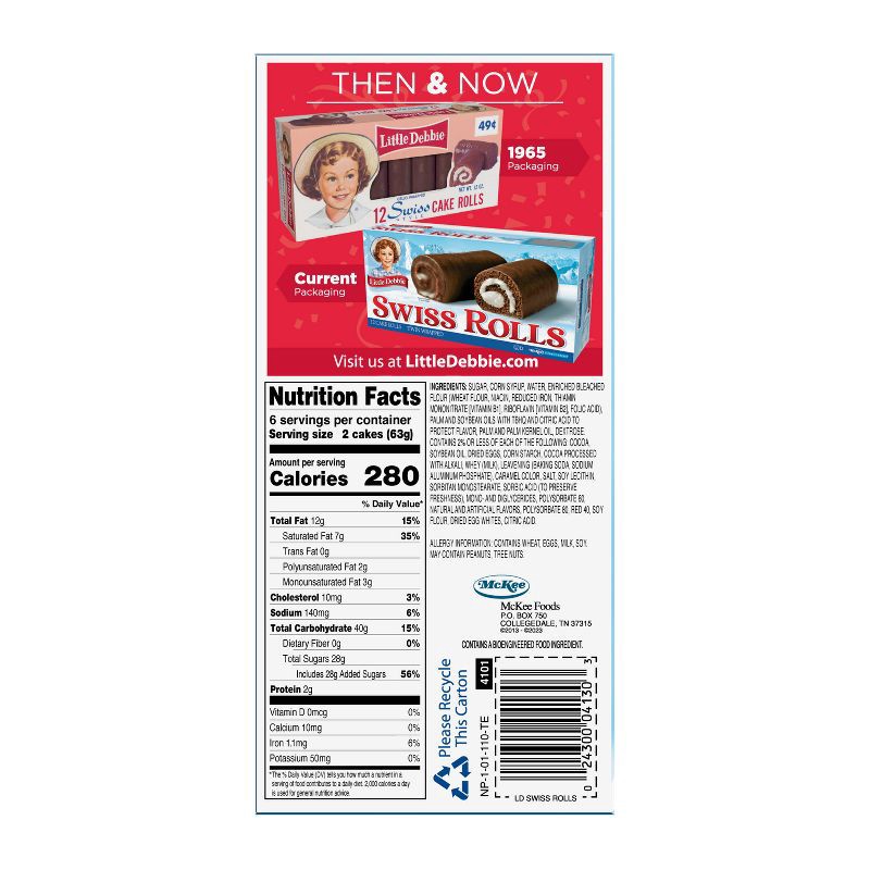 slide 4 of 4, Little Debbie Swiss Rolls - 13.31oz/12ct, 13.31 oz, 12 ct