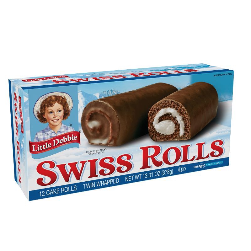 slide 1 of 4, Little Debbie Swiss Rolls - 12ct/13.31oz, 12 ct, 13.31 oz