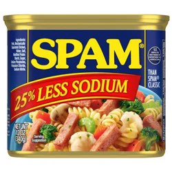 SPAM Less Sodium Lunch Meat - 12oz