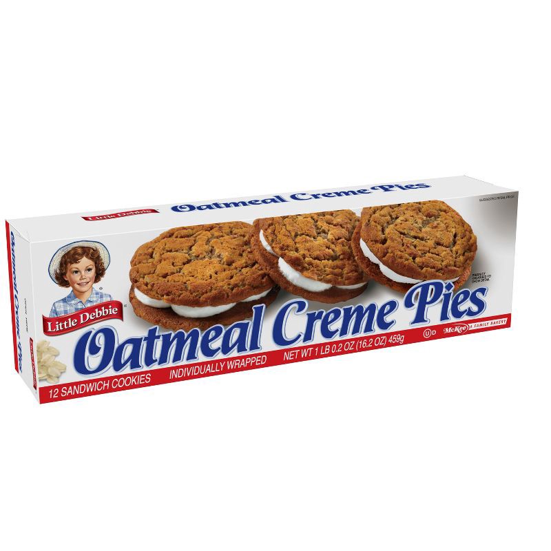 slide 1 of 4, Little Debbie Oatmeal Creme Pies - 12ct/16.2oz, 12 ct, 16.2 oz